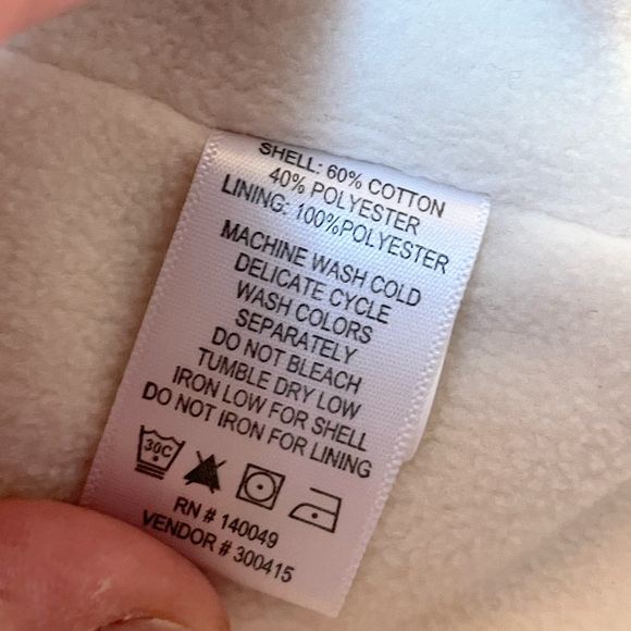 Amazing Chadwicks Women's XL Full Zip Fleece Vest •Cream • Excellent Condition - Picture 5 of 9